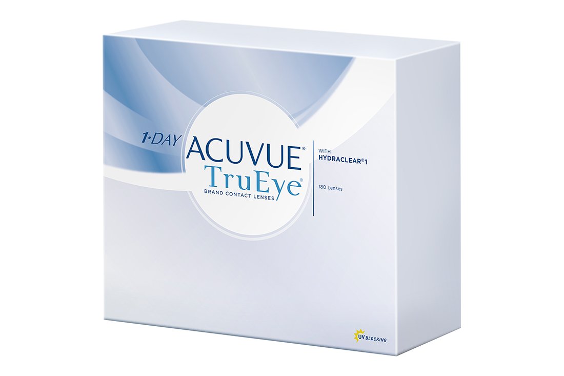 Контактные линзы - 1-Day Acuvue Tru Eye with Hydraclear (180 линз) - 0